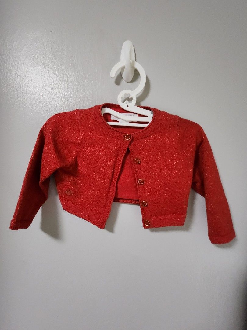 CLEARANCE SALE Red Cardigan Babies Kids Babies Kids Fashion