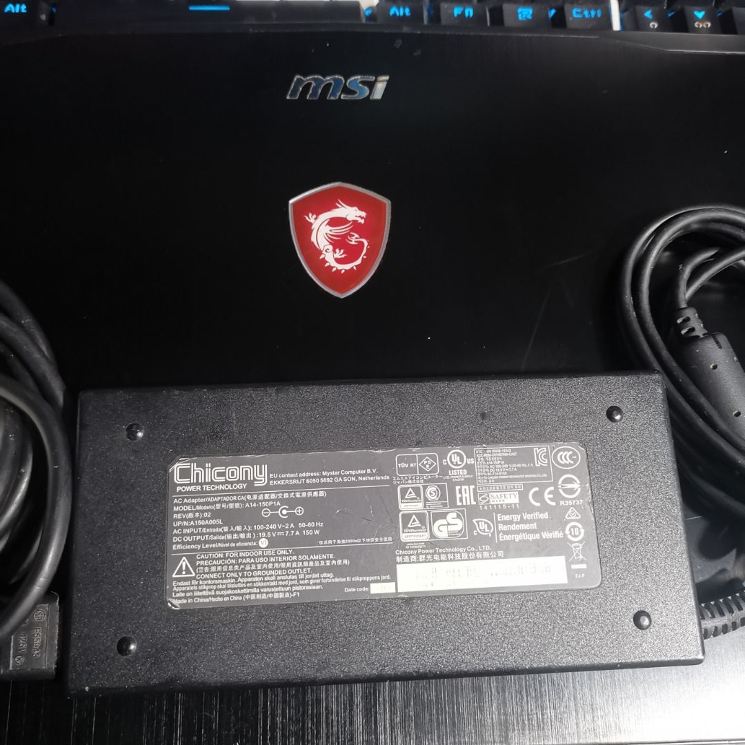 LCD Back Cover Pour MSI GP62M / GP62VR – Coque écran Arrière Neuve, Pièce D’origine Compatible