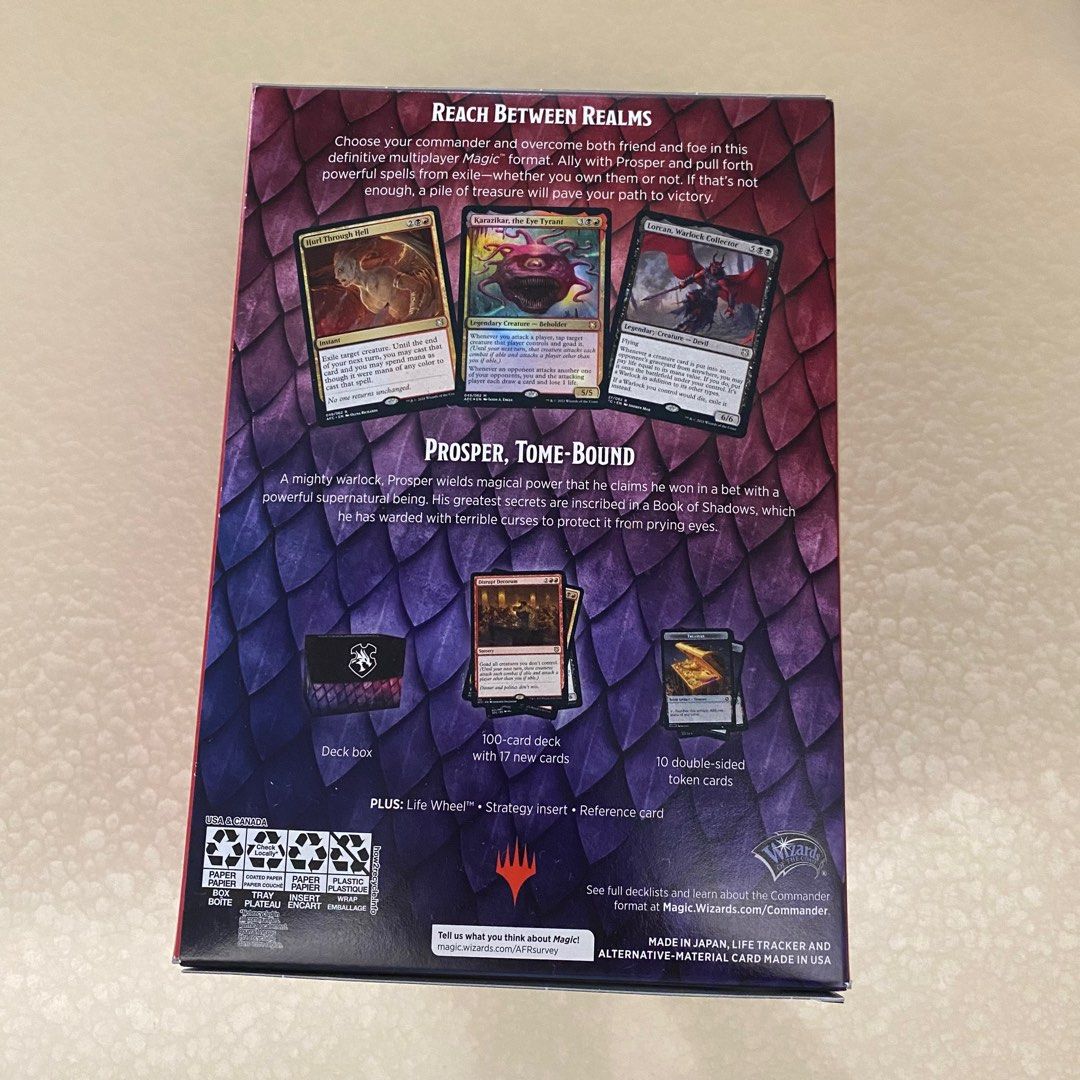 MTG D&D Planar Portal EDH precon, Hobbies & Toys, Toys & Games on Carousell