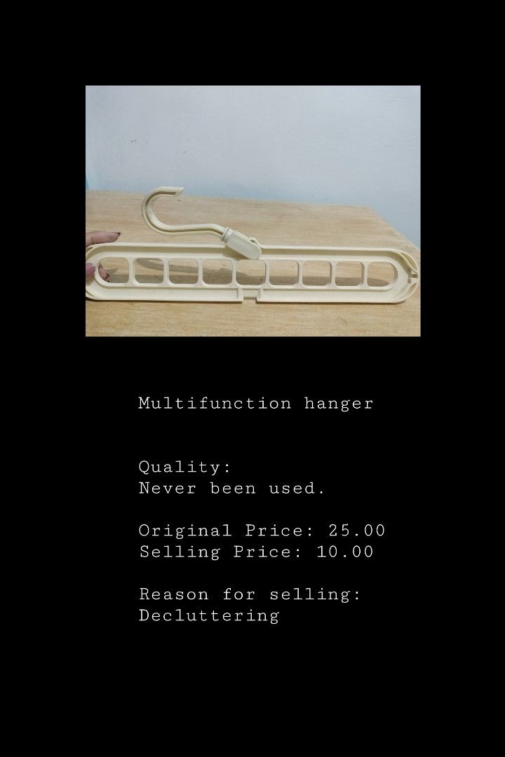 Multifunction hanger, Furniture & Home Living, Home Improvement