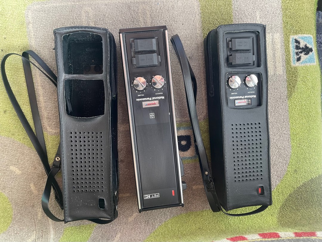 National Panasonic Squelch Pair Walkie Talkie Radio with