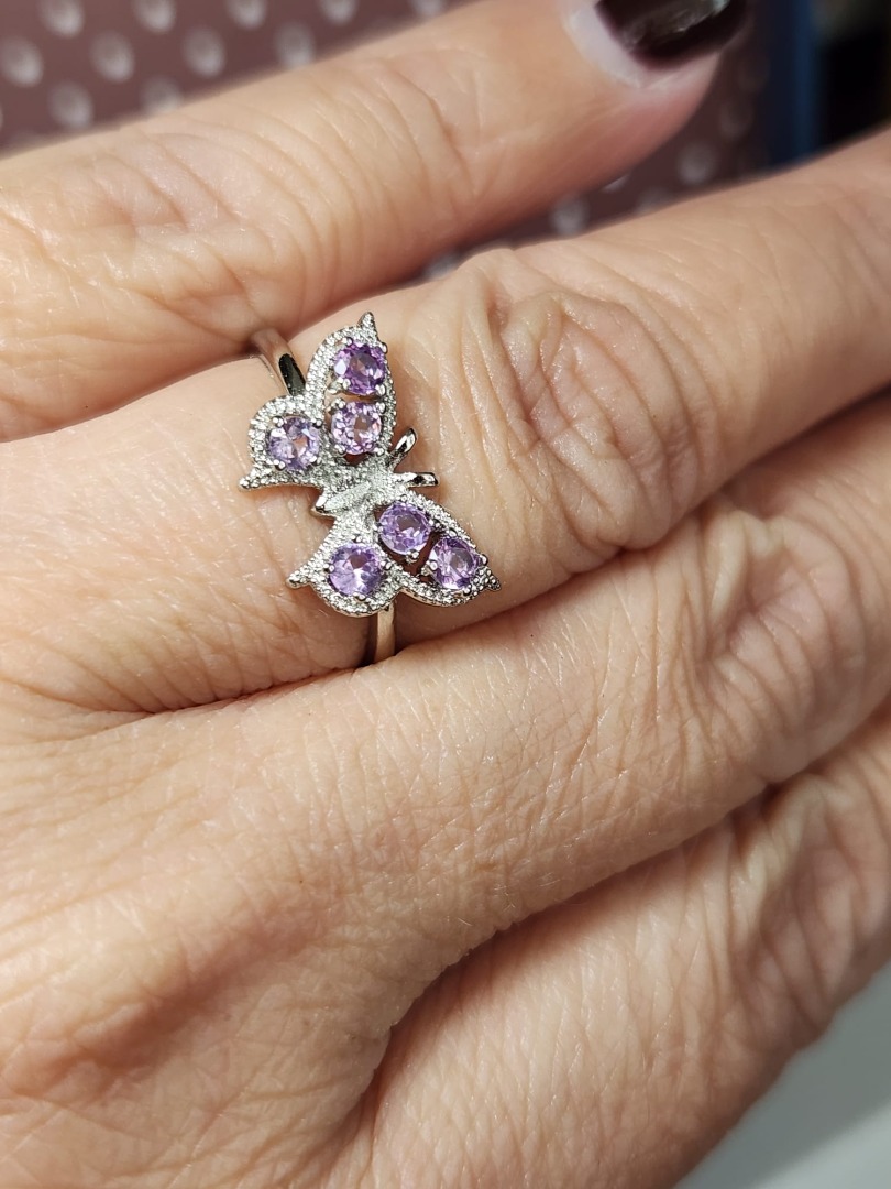 Natural Butterfly Purple Alexandrite Crystal