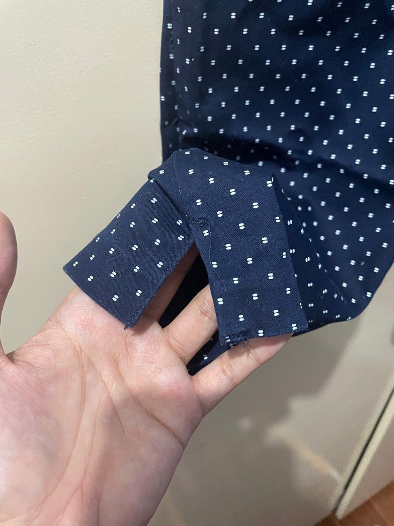 Navy Pants (Category: Other Bottoms) located in Marikina City. Submitted by micharon (Listing ID 1268916570, Image 3). Description: Used in Good Condition With cute pattern Elastic waist sa likod W 34-36 L 38.