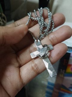 Necklace with Crucifix Pendant with Ring