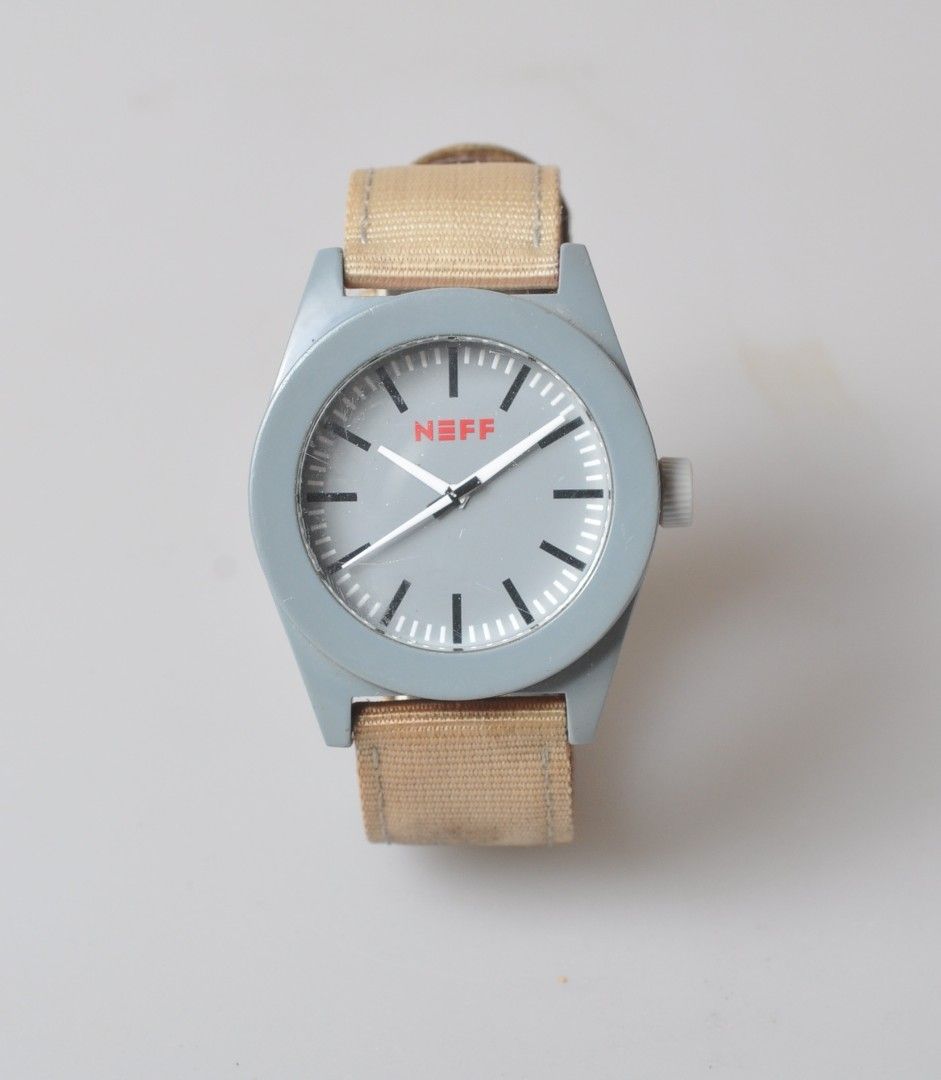 NEFF Daily Men s Analog Watch Grey White Red Black 41MM Carousell