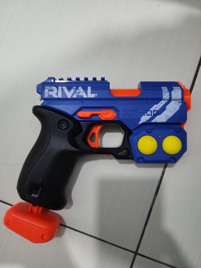 nerf knockout (Category: Action & Battle Toys) located in Bahau. Submitted by jianhanglim (Listing ID 1268962290, Image 1). Description: come with 2 original rival round.