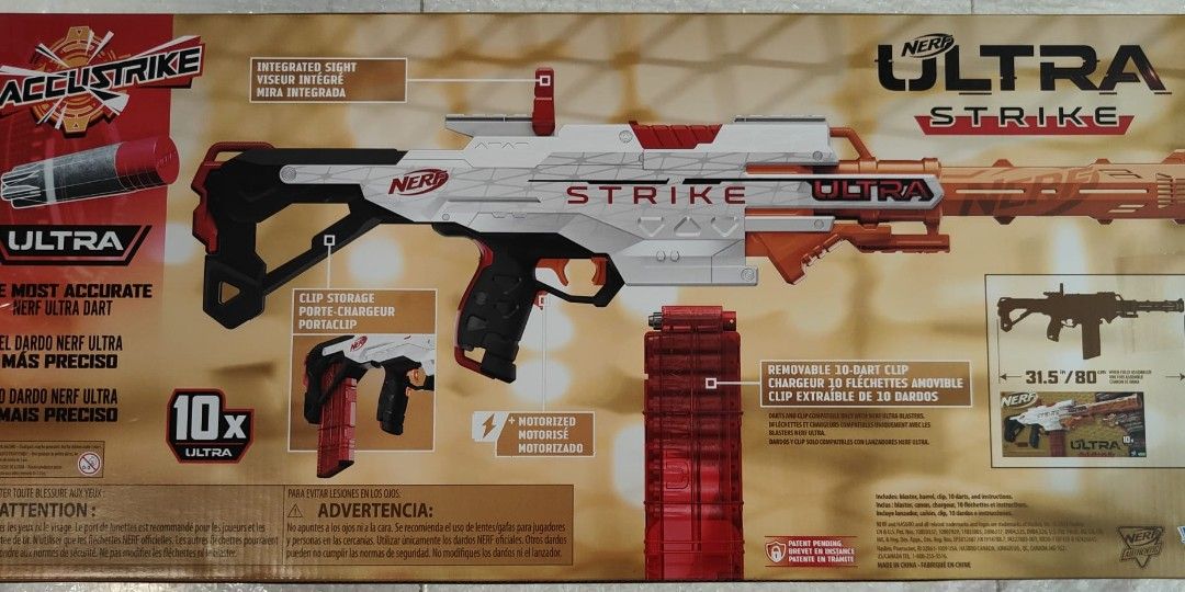Nerf Ultra Strike Motorized Blaster, Hobbies & Toys, Toys & Games on  Carousell