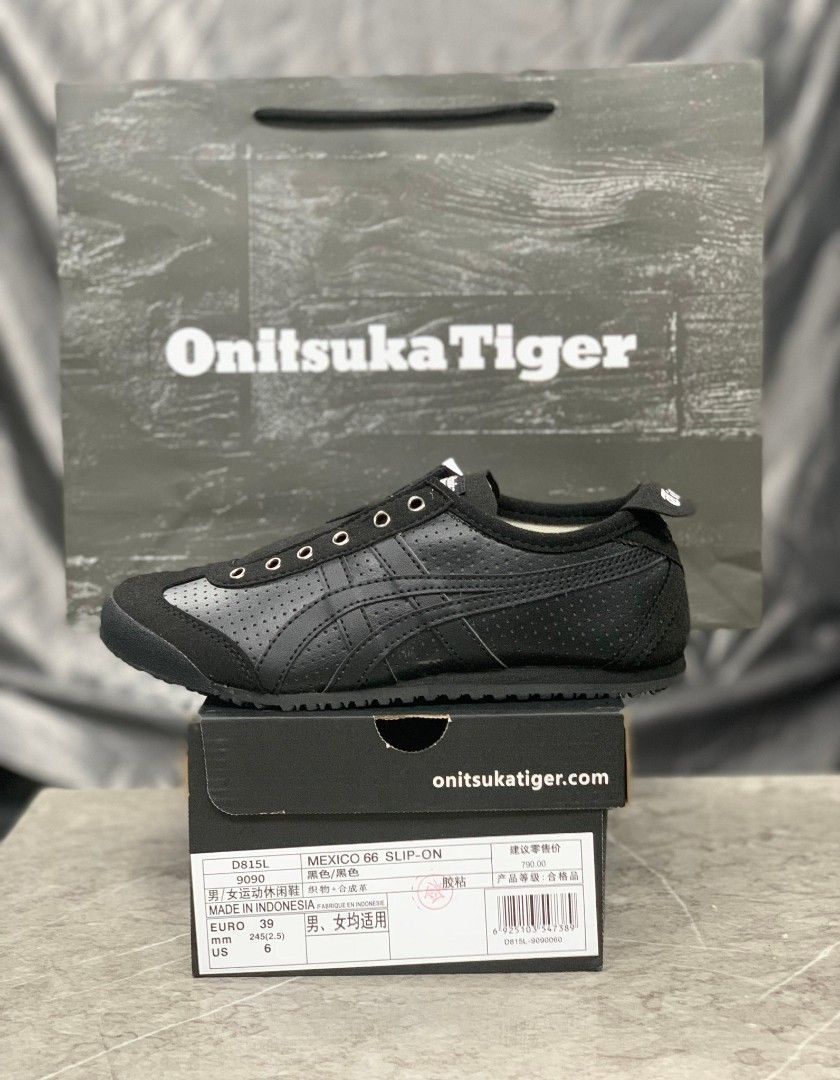 Onitsuka tiger deals slip on hitam