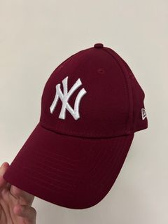 NEW ERA 洋基酒紅色 女生棒球帽子