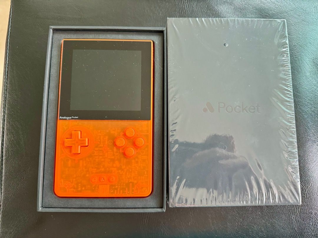 New In Box Analogue Pocket Limited Edition Orange Transparent 