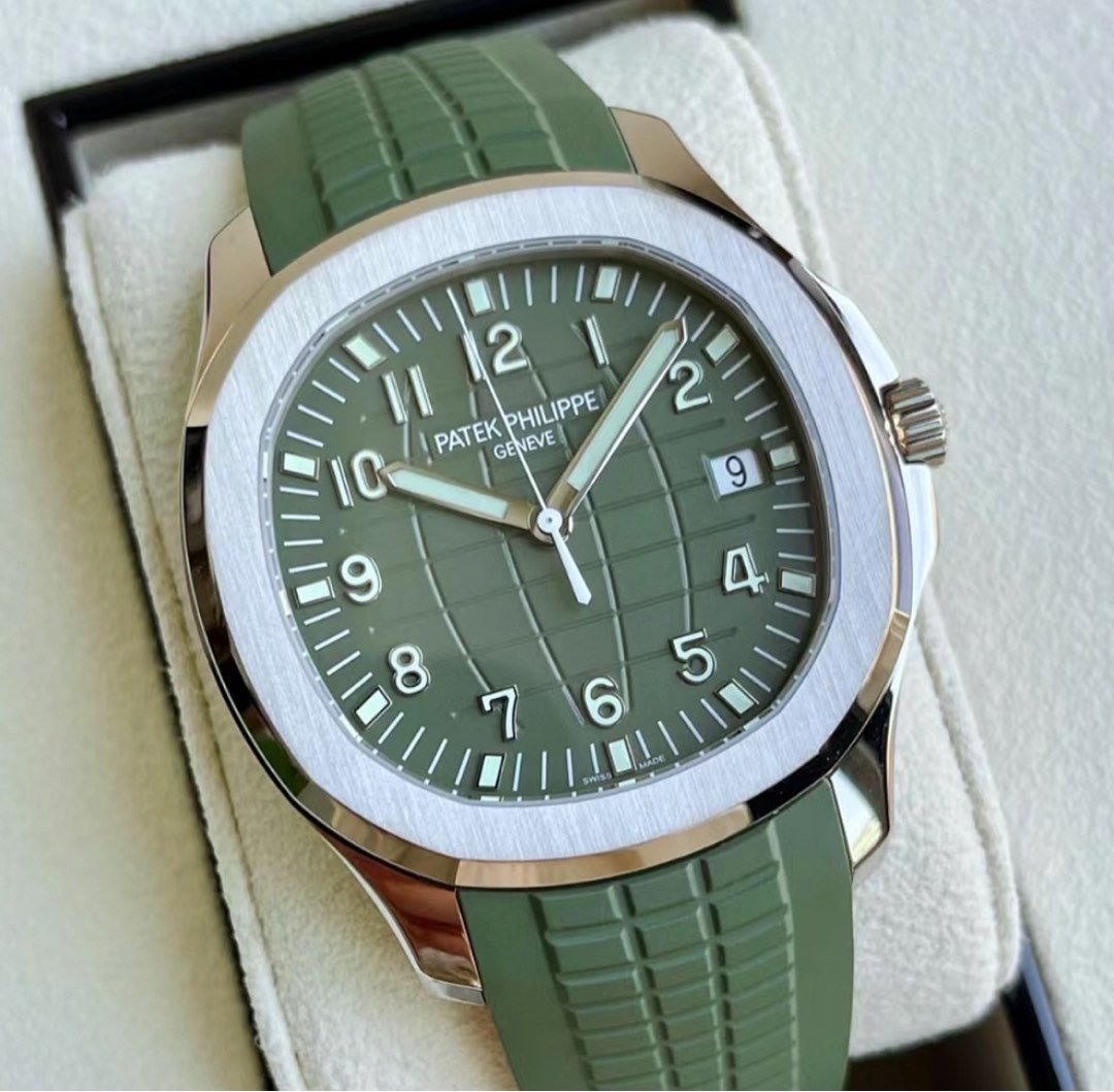 NEW Patek Philippe Aquanaut 5168G Khaki White gold Luxury Watches on Carousell