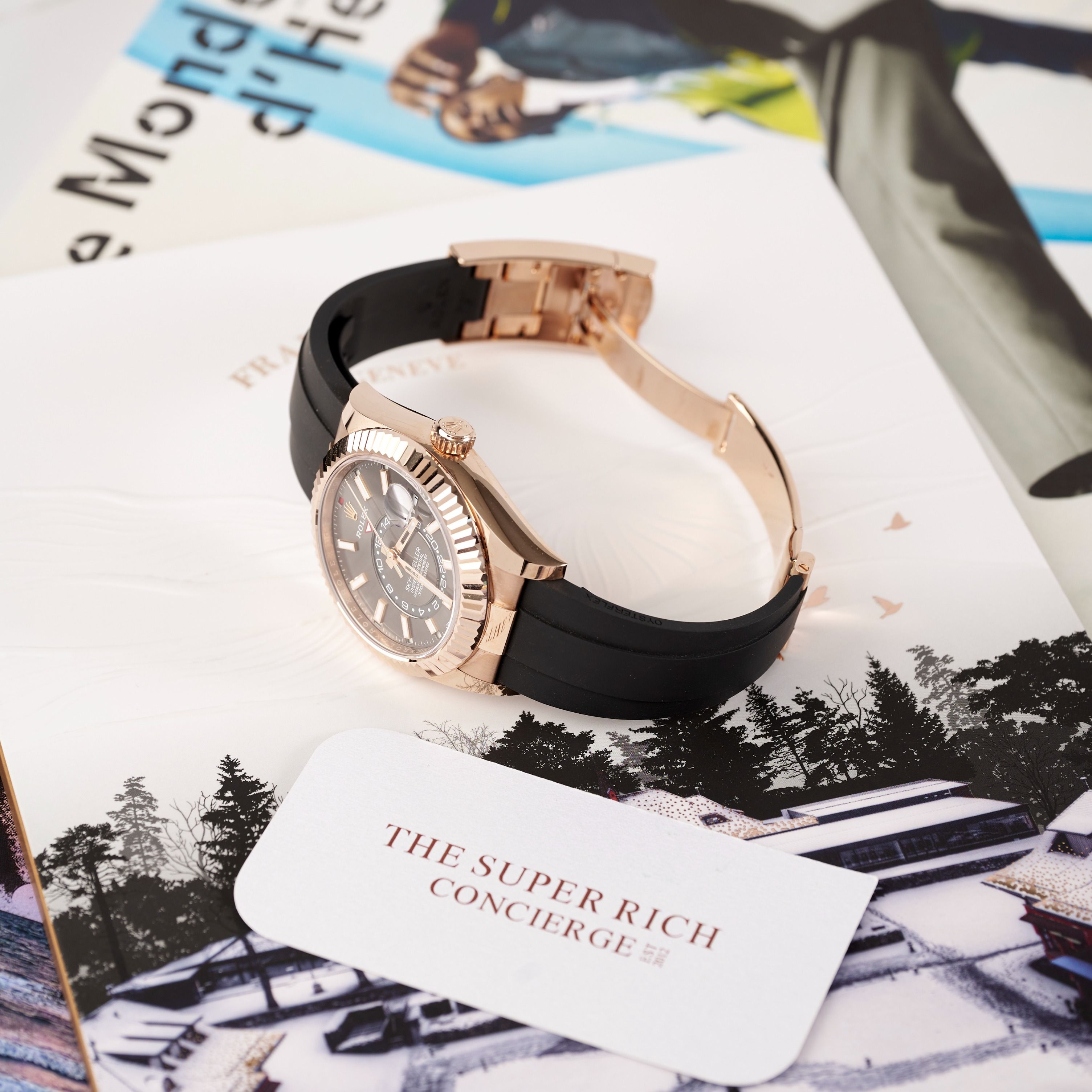 [NEW] Rolex Sky-Dweller 336235-0004 Everose Gold 42mm (Category: Watches) located in Singapore. Submitted by thesuperrichconciergemalaysia (Listing ID 1268989791, Image 2). Description: 📞 WA 60.1122.00.3344 • https://shorturl.at/cikV2 📣 Join Our Community • https://shorturl.at/glGT1 Condition: Brand New •Year of Production: 2023 •Come With Complete Set With Box & Certificate. 小红书 • 富二代俱樂部 TikTok • SuperRichConcierge WeChat • SuperRichConcierge 
