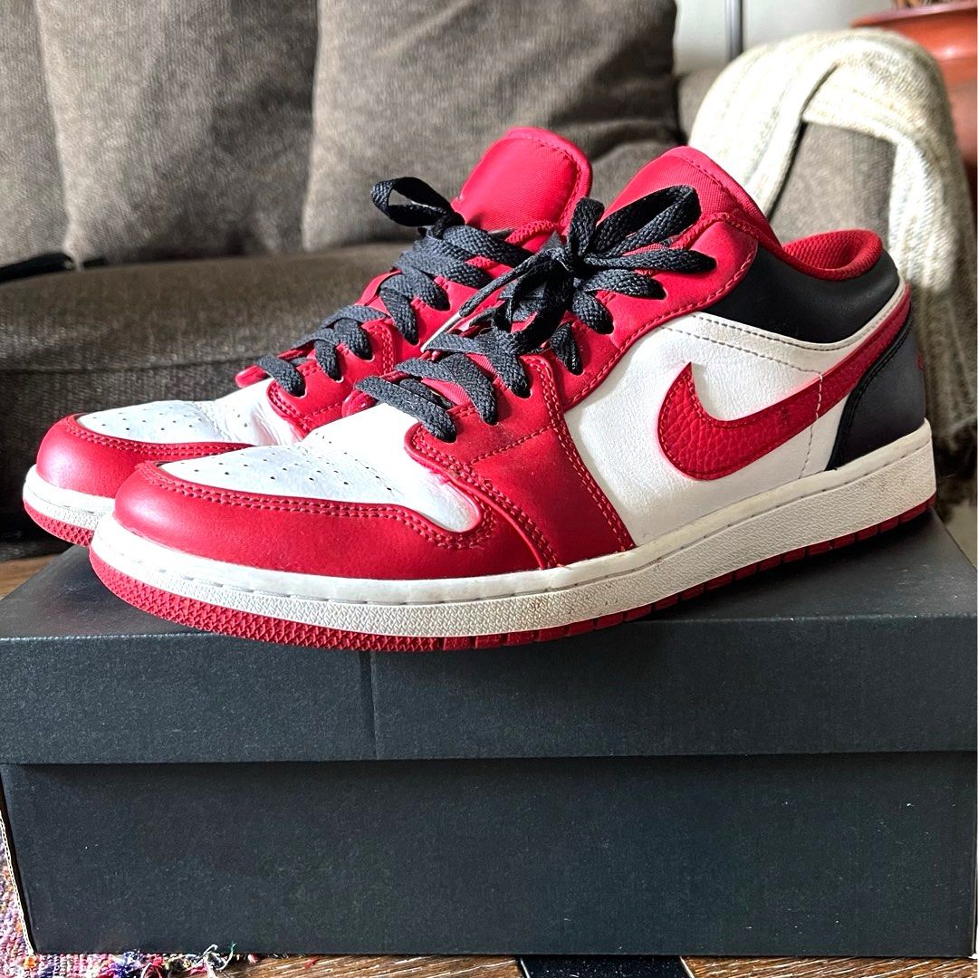 Red white aj1 cheap