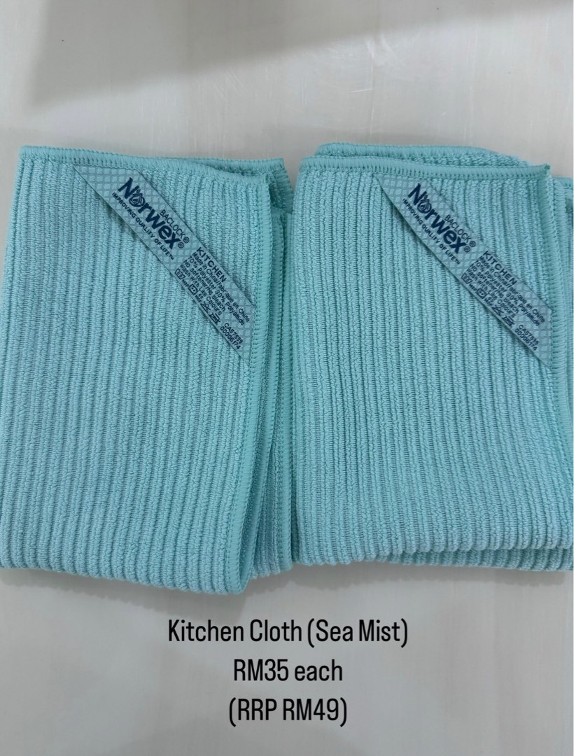 Norwex Kitchen Cloth - Sea Mist (Green)