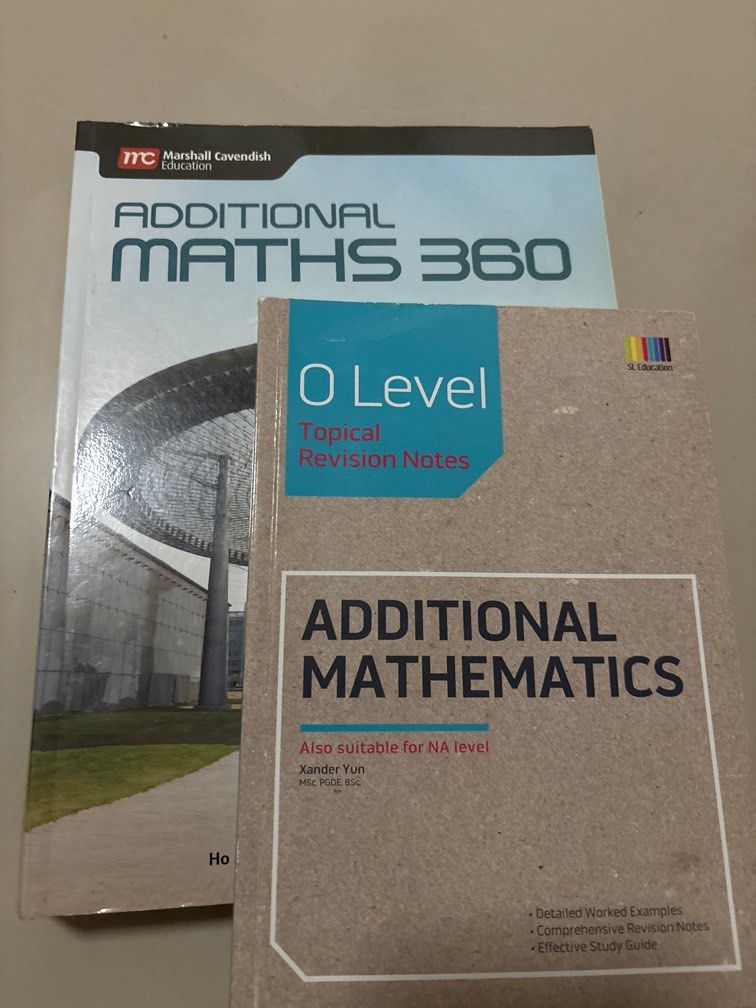 O level additional math (Category: Textbooks) located in Singapore. Submitted by beep_bloop (Listing ID 1269025763, Image 1). Description: Selling both @$8.