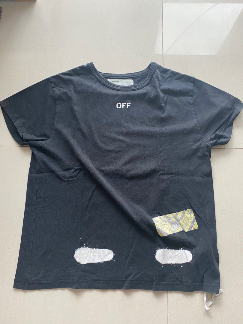 Off white t shirt mirror mirror discount