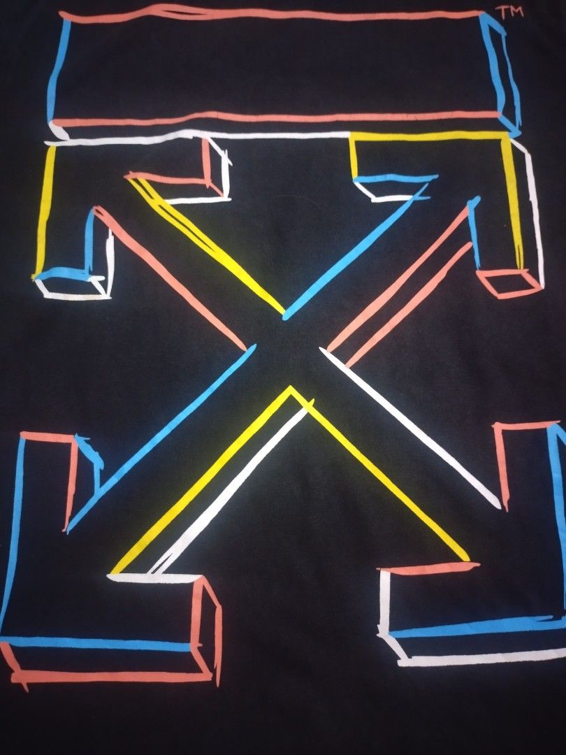 Off White x Vitkac Tee Black Luxury Apparel on Carousell