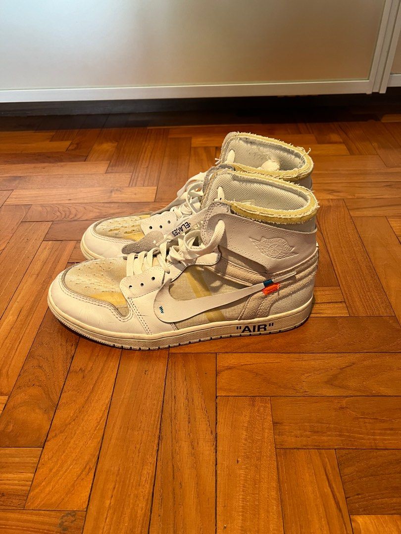 Off White Air Jordan 1 Retro High OG White Men s Fashion