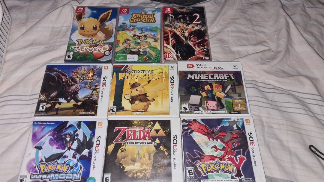 Empty 3ds game cases sale
