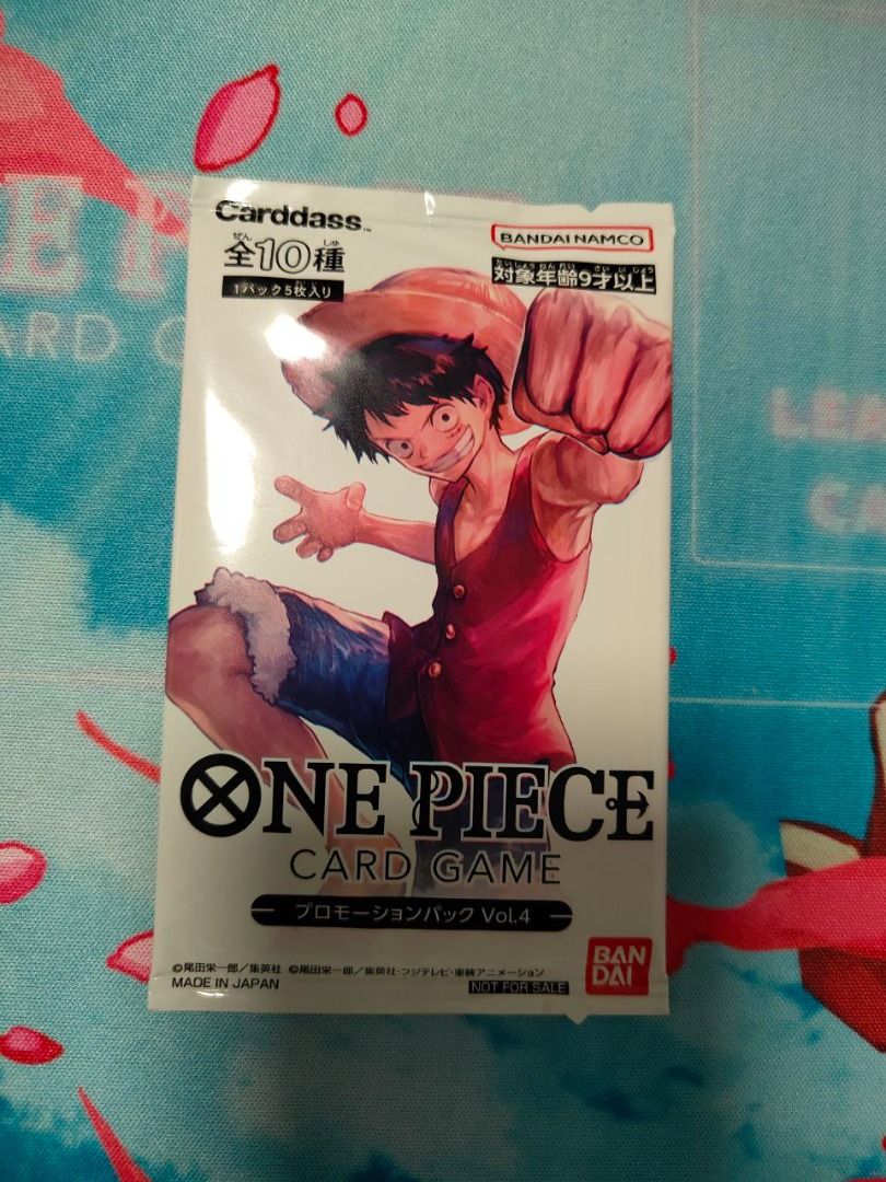 One Piece Promotion Pack Vol.4, Hobbies & Toys, Toys & Games on Carousell
