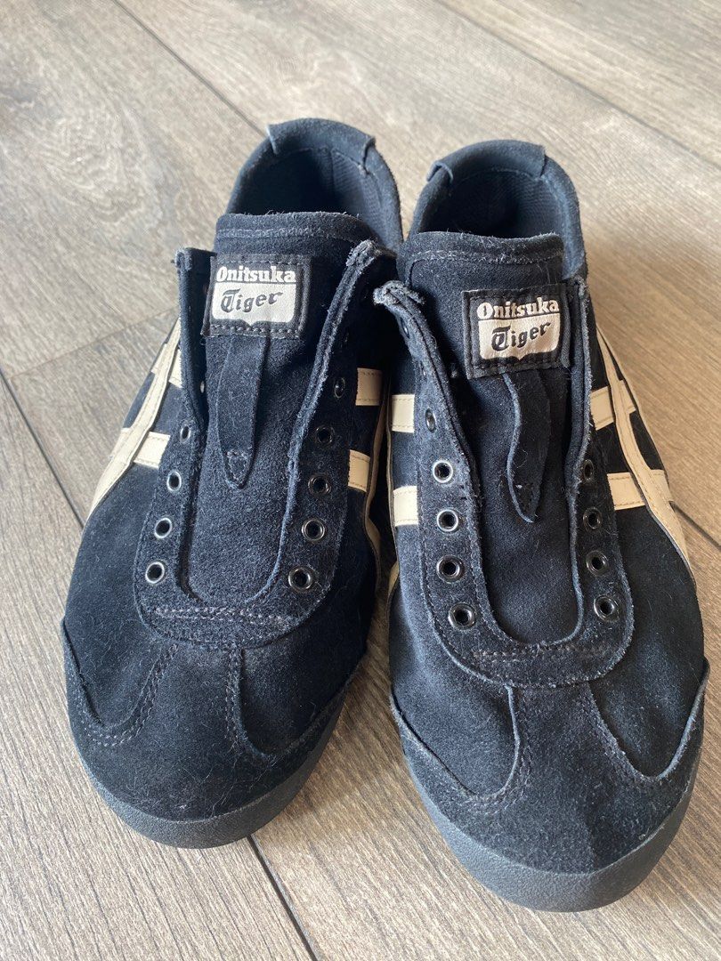 Onitsuka tiger mexico 66 slip on deals cream black