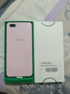 Oppo ax5 64+4gb ram color blue & pink