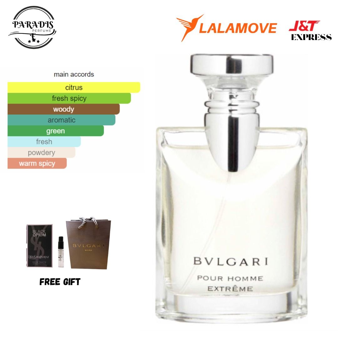 ORIGINAL AUTHENTIC BVLGARI POUR HOMME EXTREME EDT 100ML