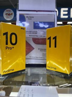 Original Brandnew  REALME 11 and REALME 10 Pro + 5g NTC Approved