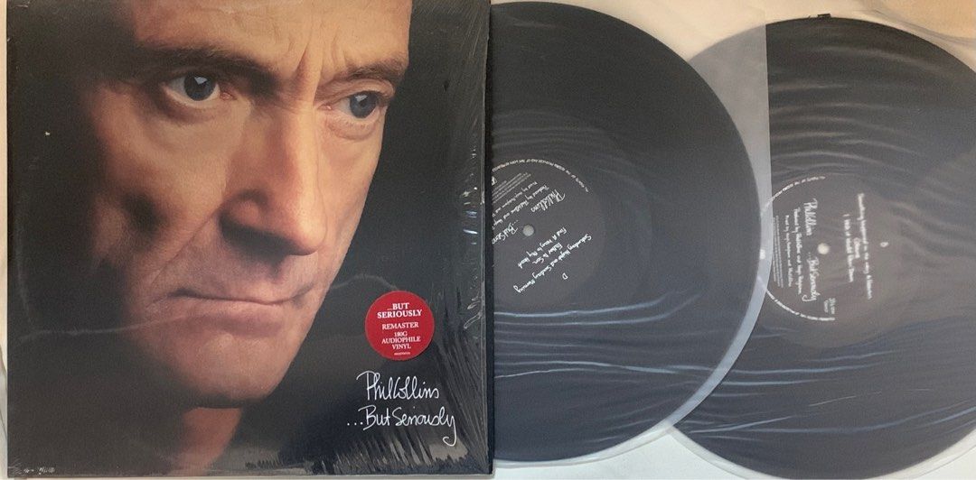 Phil Collins - But Seriously (2016 Remaster) (Category: Vinyls) located in Makati City. Submitted by collectedcircles (Listing ID 1269027571, Image 2). Description: 2016 Remaster 2LP of the classic 1989 album. Pressed on 180g vinyl with updated artwork. 1 Playthrough, vinyls and cover are sleeved.