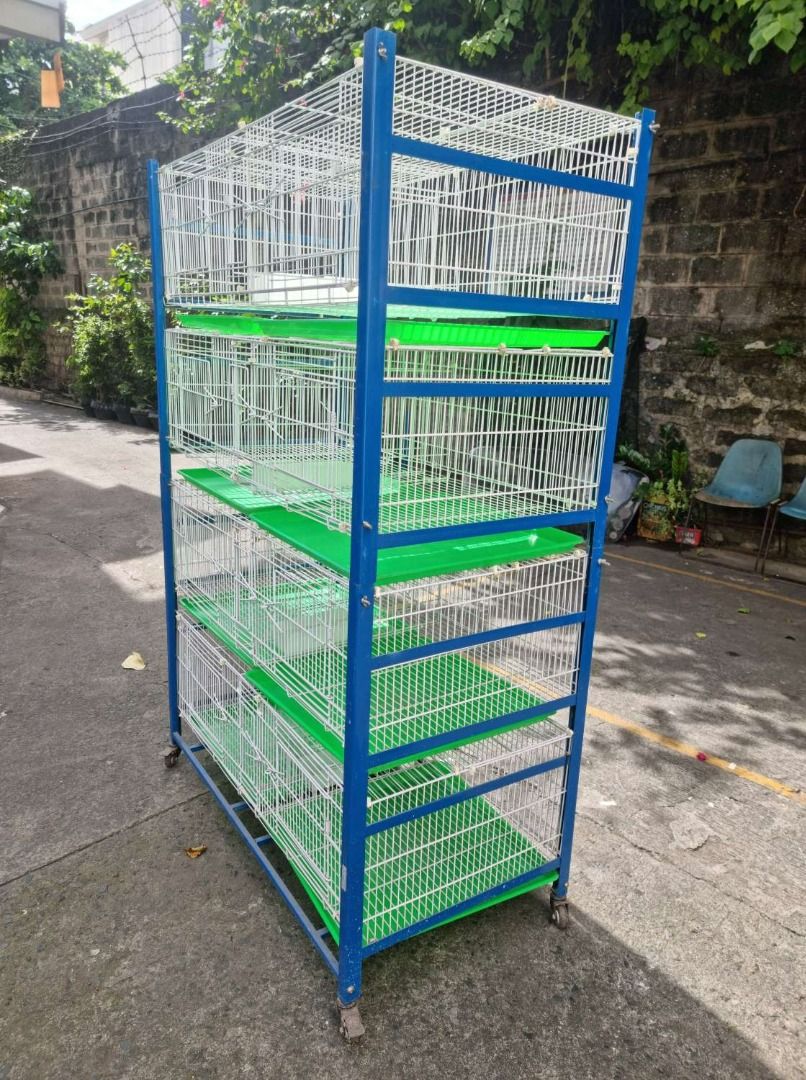Pigeon Breeding Cage (Collapsible), 8 Compartment in 1 Rack, Xmas Promo ...