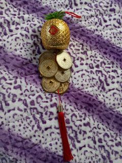 Pineapple Lucky Coins Hanging Charm