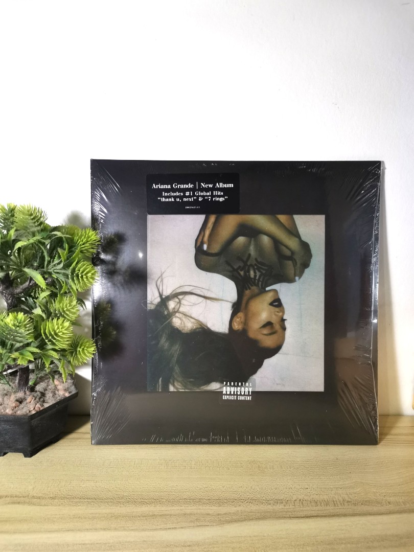 Ariana Grande Thank U, Next Vinyl Pink Clear Split Sealed LP