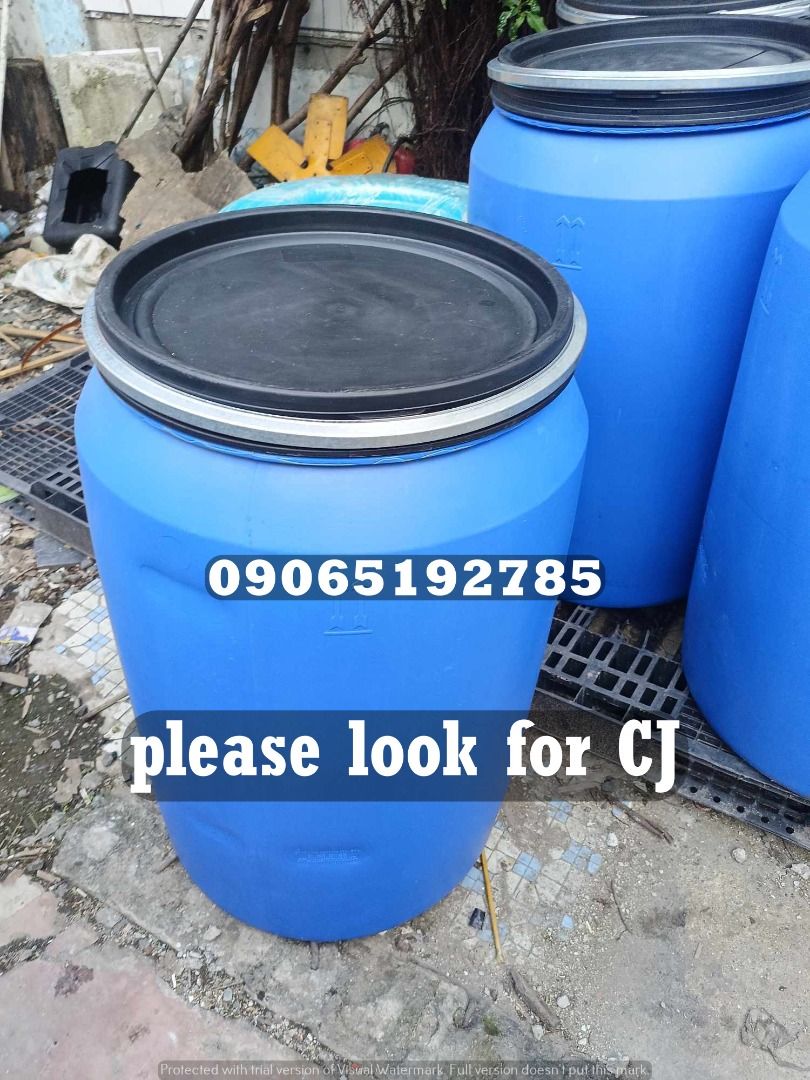 Plastic Drum (Category: Construction Tools & Equipment) located in Makati City. Submitted by claire_joy (Listing ID 1268936121, Image 1). Description: CONTACT DETAILS: 📌0-9-0-6-5-1-9-2-7-8-5 please look for CJ. 🧭LOCATION: 📍Manila Mayhaligue St. Abad Santos Manila 📍Cavite Centennial Rd Kawit Cavite note: price may change without prior notice..