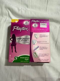 Playtex Tampons Super 8 pieces  x 2 boxes
