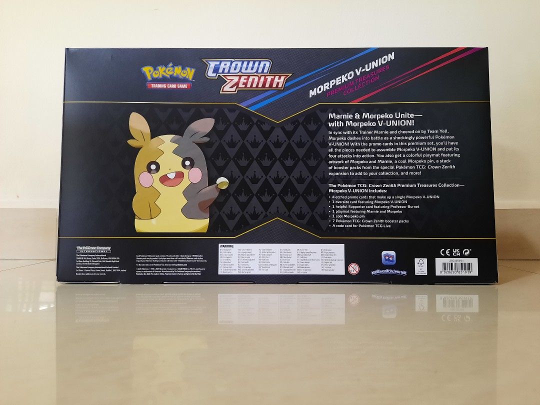 Pokemon Crown Zenith Morpeko V-Union Premium Treasures Collection