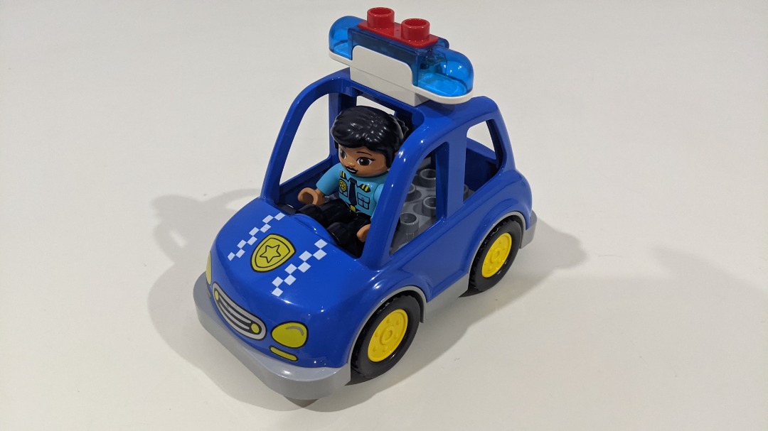 Duplo blue hot sale car