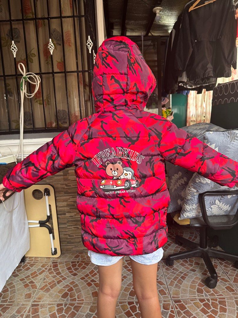 Puff Bape Puff Jacket Bape Inspired, Babies & Kids, Babies & Kids Fashion on ...