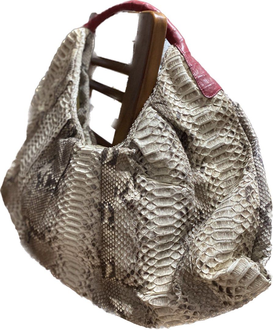 Python skin bags singapore store
