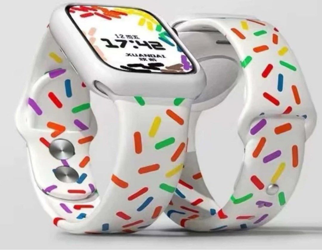 Rainbow apple watch strap shop