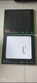 Razer Atlas - Tempered Glass Gaming Mouse Mat 0 BLACK / Mercury WHITE