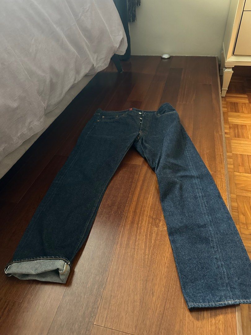 Resolute selvedge denim Japan, Men's Fashion, Bottoms, Jeans on Carousell