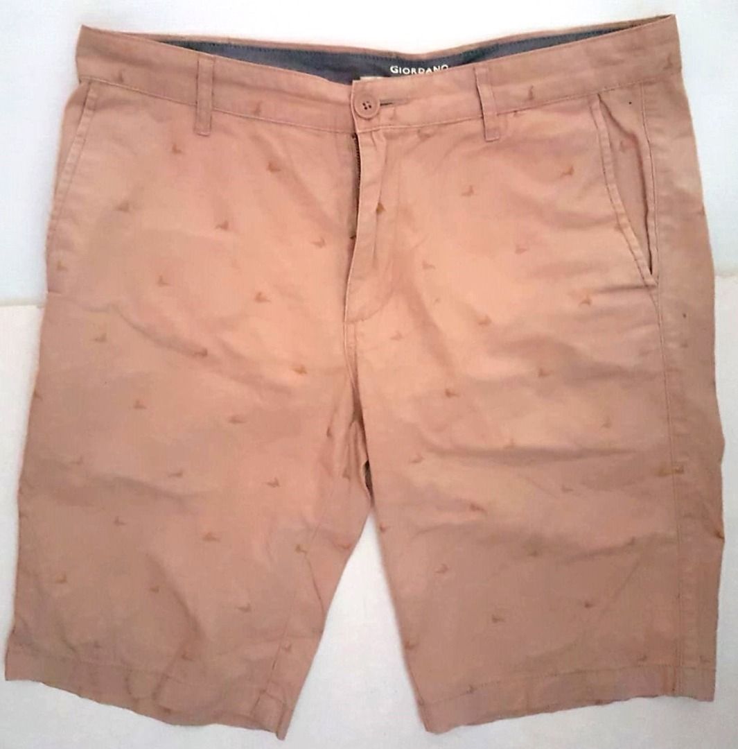 Retro Apparels GIORDANO Designer Short Khaki Slim Bermuda Size