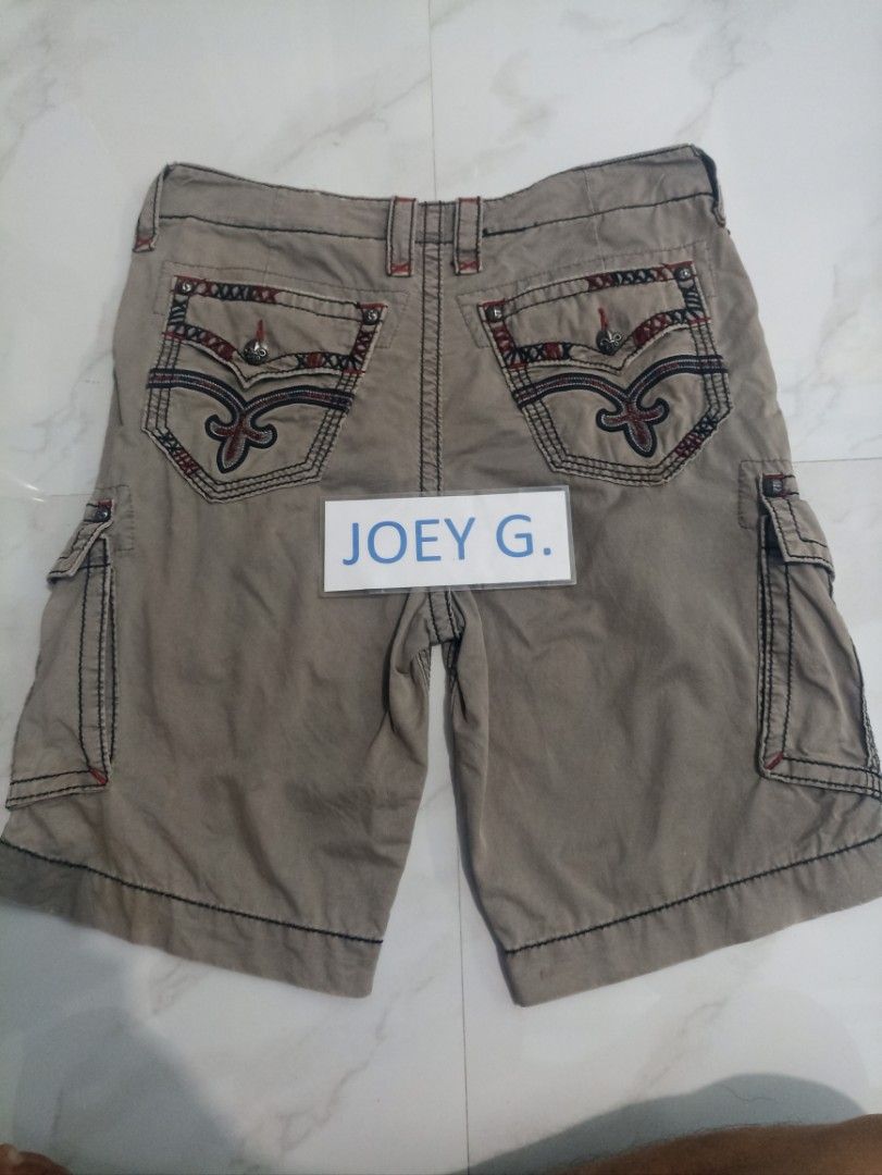 Rock revival cargo shorts top