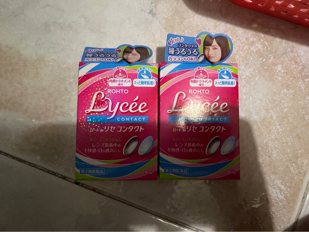 Rohto Lycee Eye Drops (Contacts), Beauty & Personal Care, Vision Care