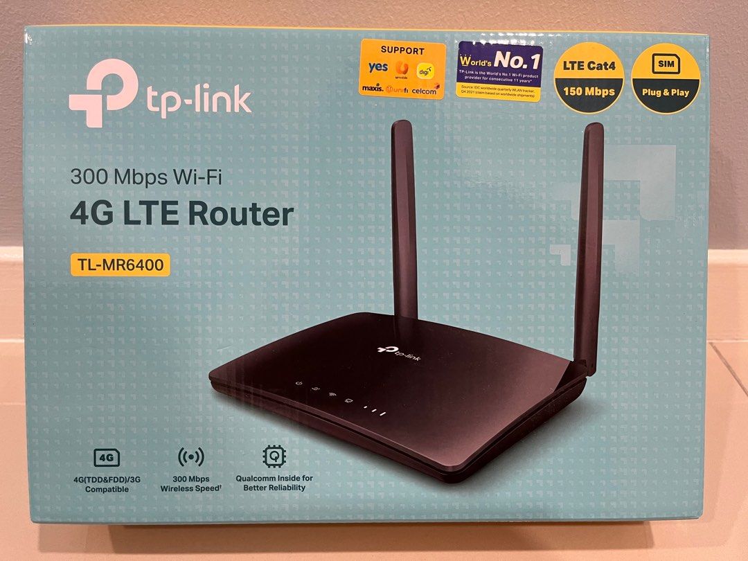 TP-Link TL-MR6400 V5.30 Router 4G LTE 300Mbps
