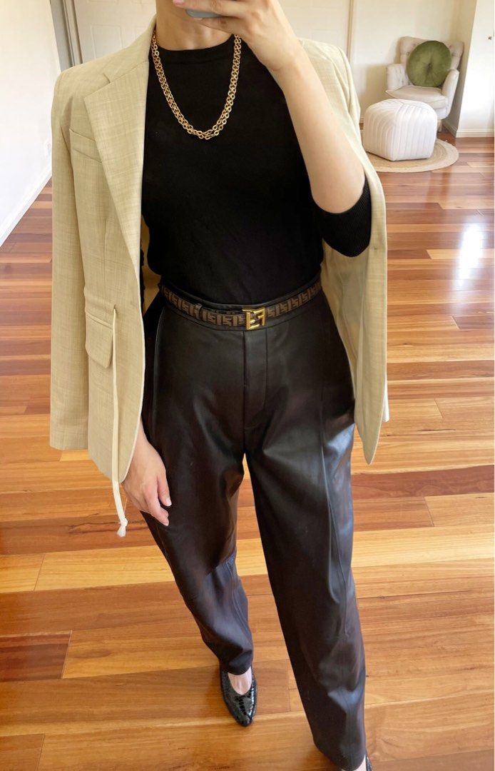 Runway Camilla and Marc leather pants
