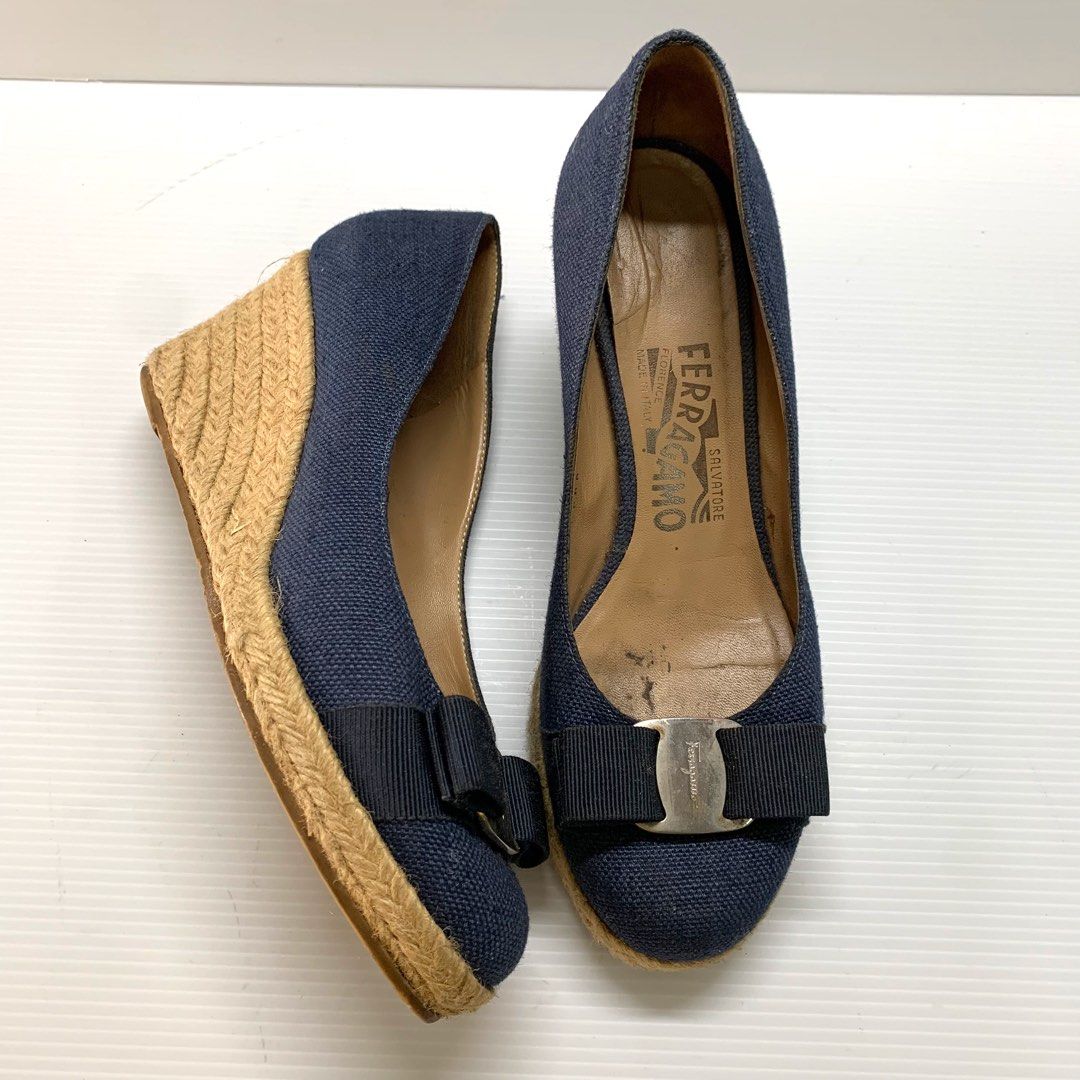 Salvatore ferragamo discount wedges shoes