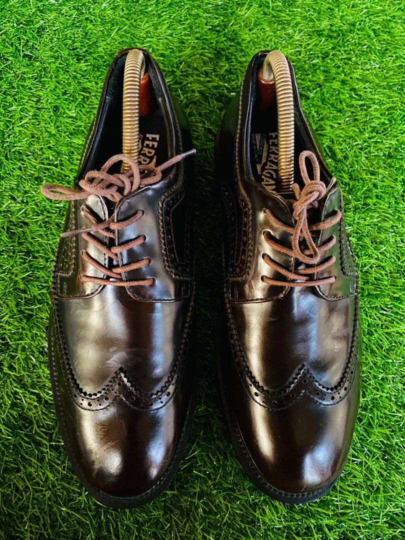 Salvatore ferragamo clearance wingtip