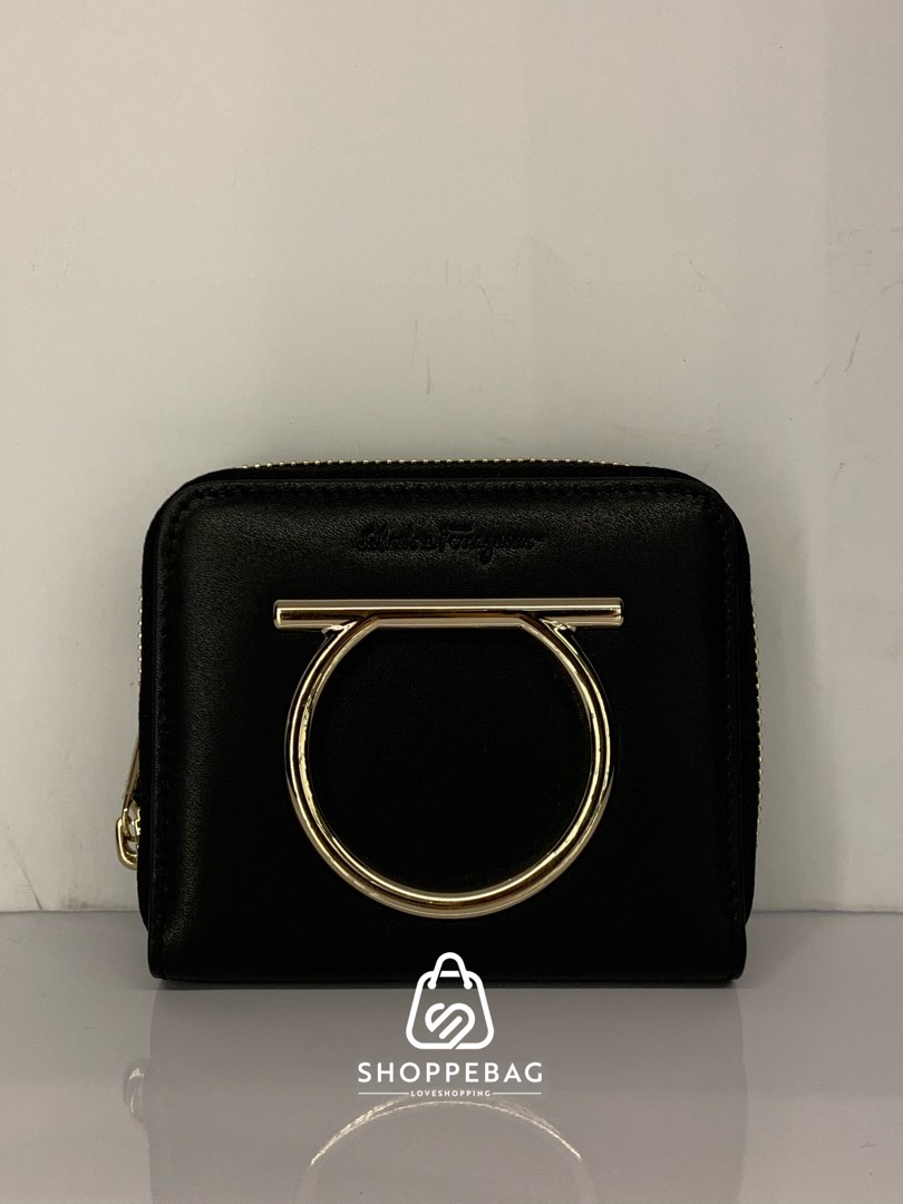 Gancini zip around wallet hot sale