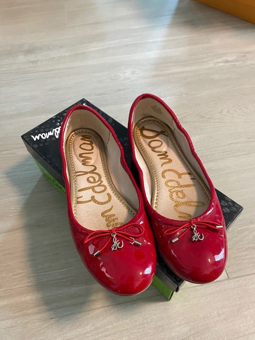 Sam edelman red ballet flats new arrivals